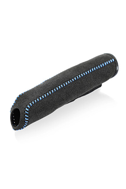 Choice Blue New Suede Style Handbrake Sleeve Leather Handbrake Grips Cover Ca...