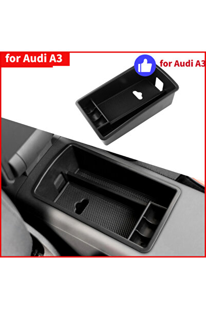 Choice ABS Car Center Console Armrest Storage Box Container for Audi A3 8V 20...