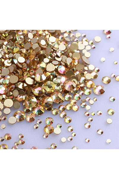Choice Metal Sunlight 1440Pcs Mix Size Glass Flatback Rhinestone Glitter Crys...