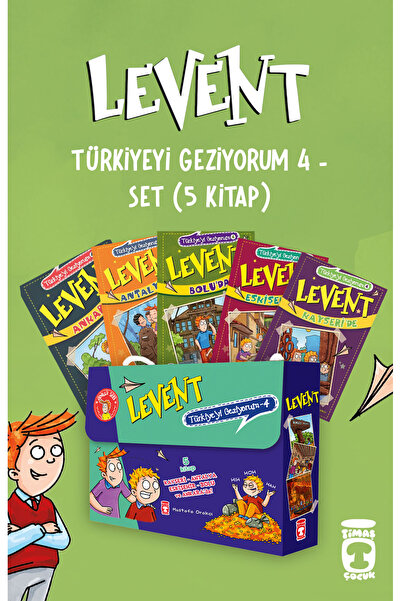 Timaş Çocuk Levent Türkiye’yi Geziyorum - 4 (5 Kitap Takım)