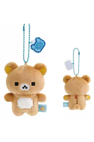 Choice3 A Kawaii Rilakkuma Plush Toys Keychain Creative Peripheral Cartoon Ko...