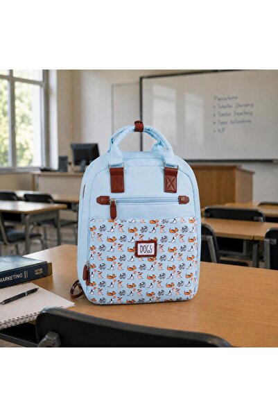 Biggdesign Dogs Laptop-Rucksack – Blau, robust & funktional