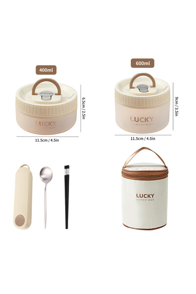 Choice6 WORTHBUY Beige 1000ML Set WORTHBUY Transparent Plastic Lunch Box With...