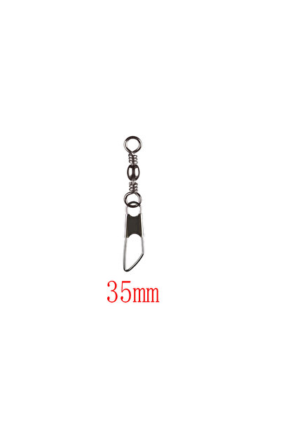 Choice 35mm 50PCS Durable Stainless Steel Swivel Solid Rings Fishing Pin Line...