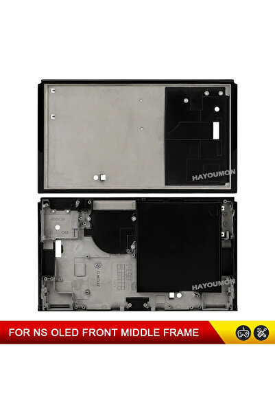 Choice For Switch OLED Replacement Game Console Front Frame Middle Metal Cove...