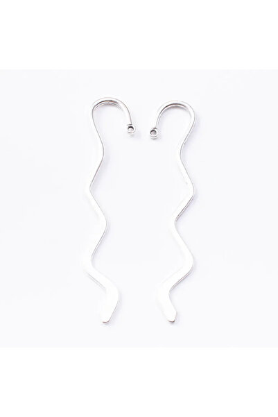 choice2 10Pcs Silver 10Pcs Wave Bookmarks DIY Retro Decoration Holder Book Ma...