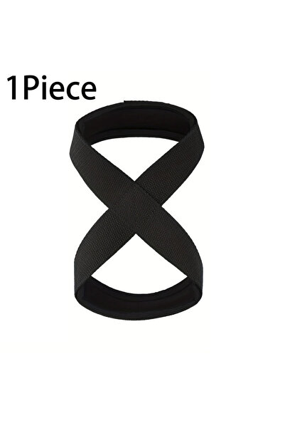 Choice1 black 1pc Men's Training Belt Weightlifting Wrist Belt Power Lifting ...