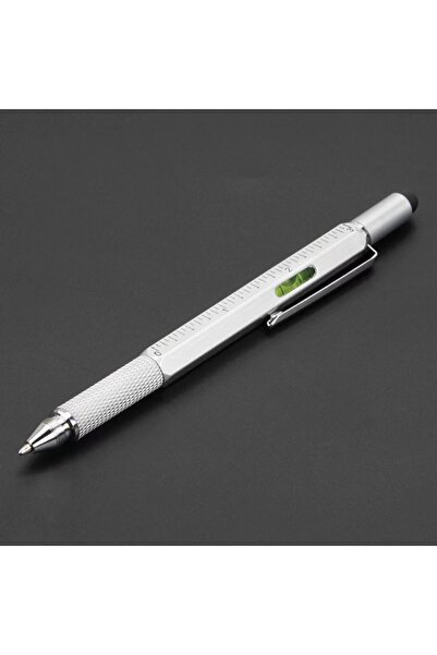 Choice Silver 7 in 1 Multifunctional Pen Touch Screen Stylus Capacitive Pen w...