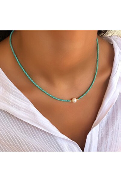 Choice YF5397-1 Vintage Trend Beaded Imitation Pearl Pendant Necklace, Women'...