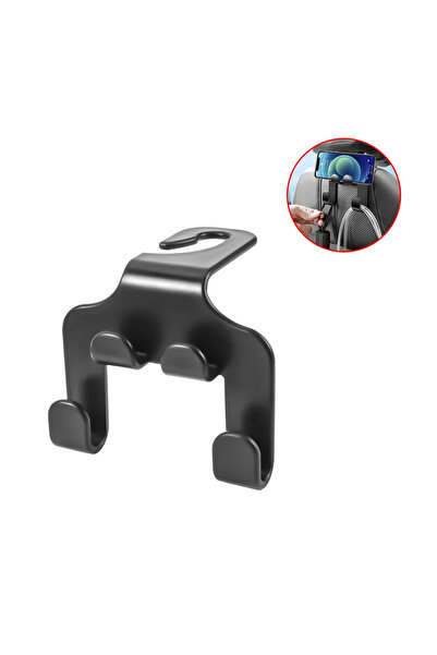 Choice4 1 Pc Upgraded A 1-4Pcs Car Seat Headrest Hook 4 Pack Hanger Storage O...