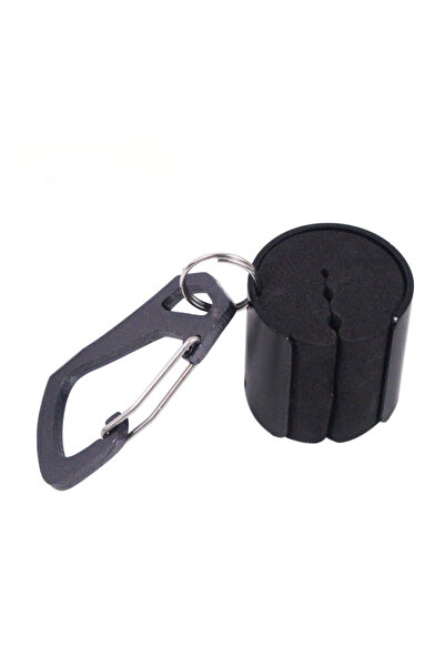 Choice Black Fishing Rod Holder Clip Metal Housing Support Wearable Belt Clip...