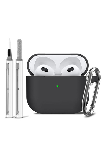 Choice black 3rd Gen Earphone Case For AirPods 3 Earphone Protective Case Wit...