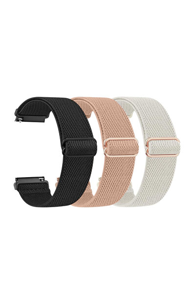 Choice1 22mm pack-1 18/20/22mm Adjustable Elastic Nylon Strap for Venu 4/3/2/...