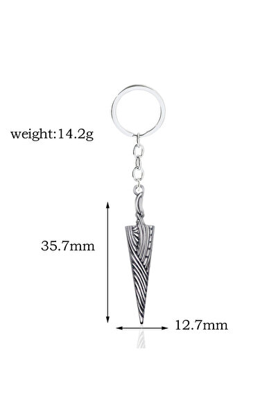 Choice K00647 Game Hollow Knight Bone Nail Keychain Fashion Nail Sword Metal ...