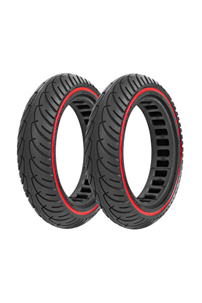 Choice 2 pieces red 8.5 Inch Honeycomb Tyre Soild Tires For M365 1S Pro Elect...