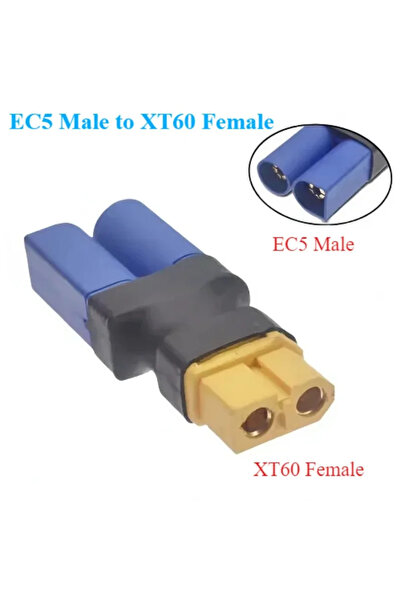 Choice5 EC5-M to XT60-F 1PCS Adapter XT30 XT60 XT90 T Plug Deans EC5 EC3 Fema...