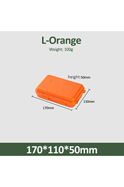 Choice L-Orange EDC Tool Box Outdoor Camping Survival Kit Shockproof Waterpro...
