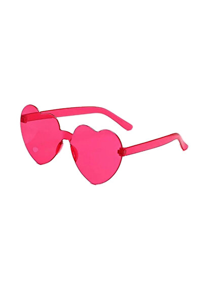 Choice 10 PCS Rose red 10PC Heart Sunglasses Love Sunglasses Jelly Color Fram...