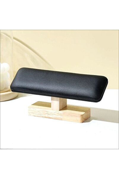 Choice Black Leather Wooden Watch Display Stand, T-Bar Bracelet Holder Jewelr...