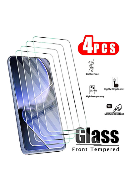 Choice16 Tempered Glass 4PCS For OPPO A76 4Pcs HD Glass For A73 A77 A78 A93 4...