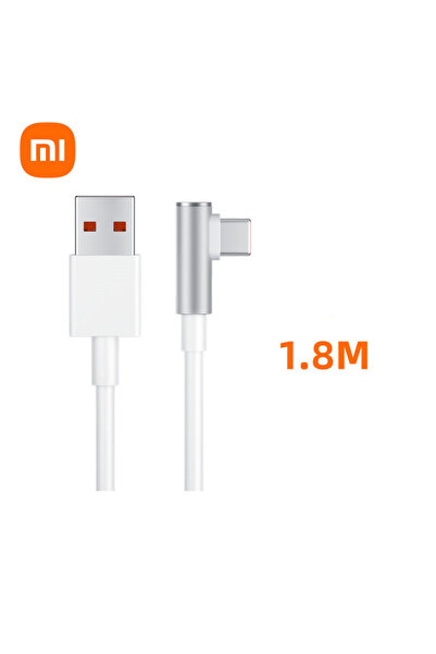 Xiaomi White 1.8M Original Super Fast Charging Cable For Mi 13 12 11 Pro Ultr...