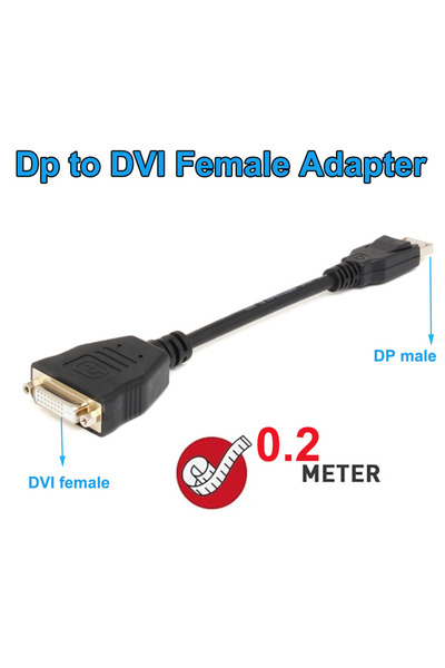 Choice choose model male to female 15CM DisplayPort to DVI Cable 1080P DP to ...