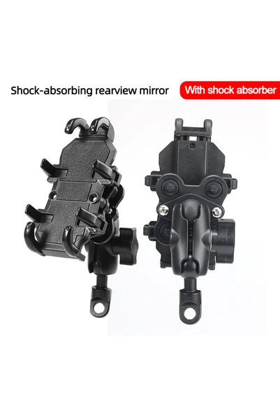 Choice Shock-absorbing R Motorcycle Bicycle Phone Holder Aluminum Handlebar S...