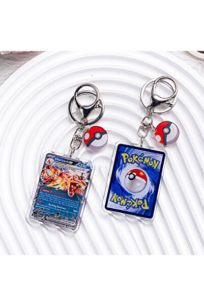 Choice15 6.2 cm 9 Pokémon Characters Pikachu Bulbasaur Jigglypuff Acrylic Key...