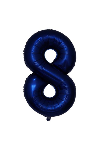 Choice 40inch dark blue 8 40inch Navy Blue Number Balloon Digital 0 To 9 Heli...