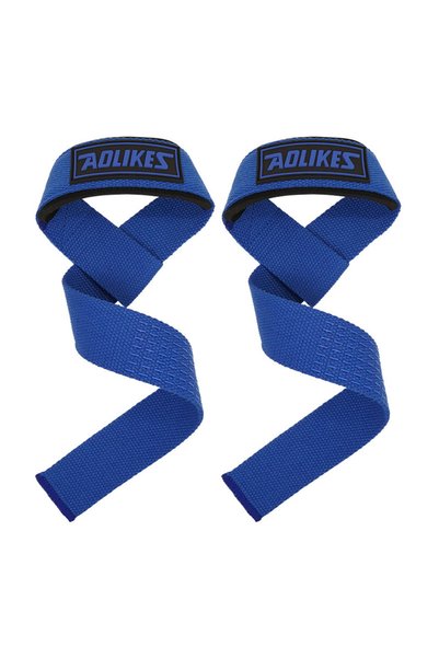 Aolikes Blue Fitness Lifting Wrist Strap Brace for Weightlifting Crossfit Bod...