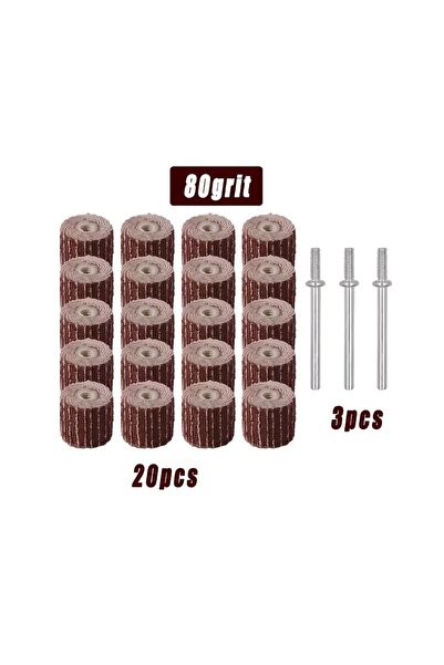 choice2 80Grit 23 Premium Sanding and Polishing with Spindles for Dremel Acce...