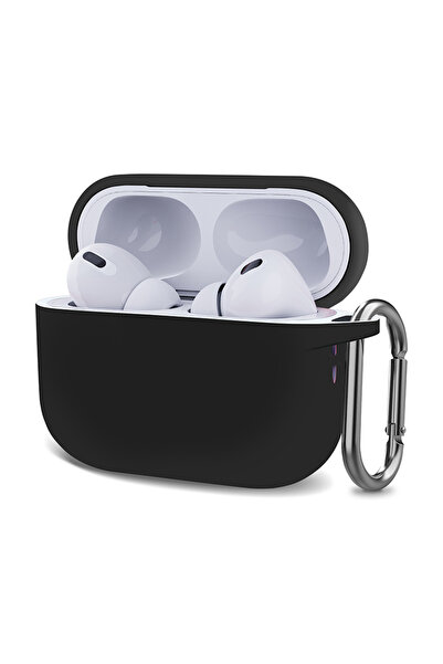 Choice3 جراب أسود لسماعات AirPods Pro 2، ملحقات سماعات الأذن، سماعة بلوتوث، س...