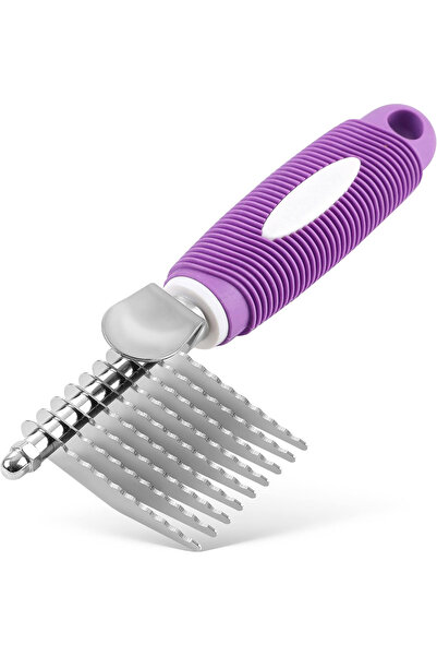Choice Knotting comb Stainless Steel Dog Fur Rake Comb - Detangling Tool for ...