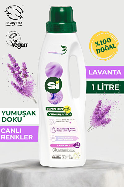 Sİ Senin İçin %100 Doğal Çamaşır Yumuşatıcı Lavanta Yağlı 1L