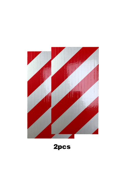 Choice 2PCS Red and White Parking Garage Car Door Protector Foam Garage Wall ...