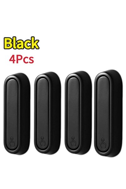 Choice8 Black-4pcs 1-4pcs Folding Wall Hook Hidden Robe Towel clothes Coat Ho...