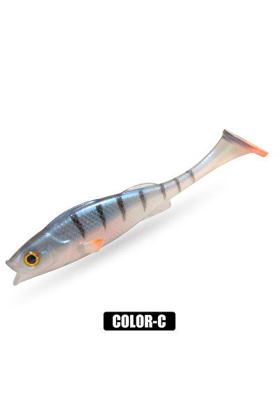 Choice 11cm 4pcs per pack Color-C Spinpoler Vigour Perch Shad Soft Swimbait F...