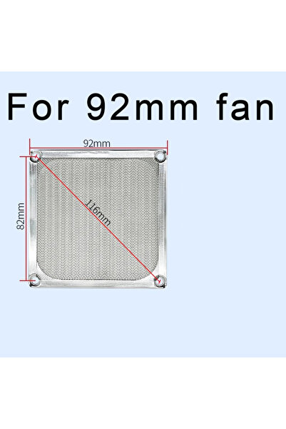 Choice1 for 92mm fan Anti Rust Aluminum Dust Mesh Cover for Axial Flow Fan Co...