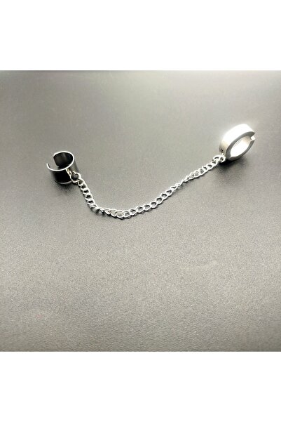 Choice S1-1pc-silvery 1 Pcs Stainless Steel Painless Ear Clip Earrings for Me...