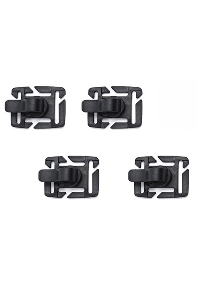 Choice 4Pcs Black Drink Tube Clip Water Pipe Hose Clamp Backpack molle webbin...