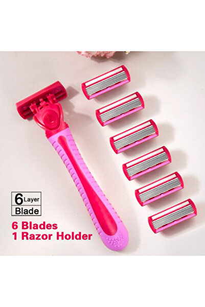 Choice3 1holder 6 blades 1 Handle + 3/6/18 Blades/ Women Manual Safety Razor ...