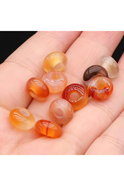 Choice13 5x10mm Red Agate 10pc Natural Stone Beads Loose Turquoises Quartz Cr...