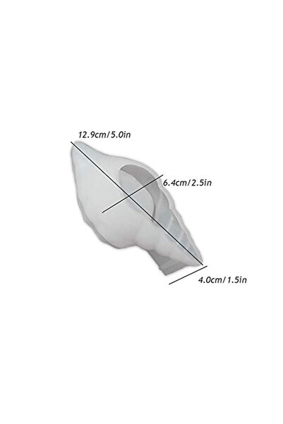 Choice 01 Silicone Conch Shaped Tray Mold Creative Sea Snail Epoxy Resin Cast...