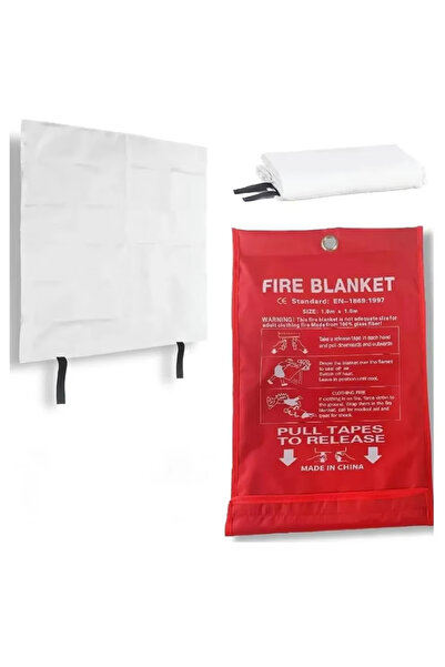 Choice4 2X2m Fire Blanket Fiberglass Fire Emergency Blanket Suppression Blank...