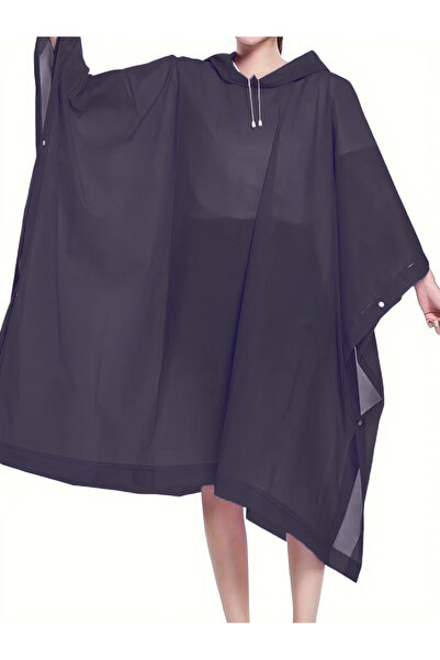 Choice1 black EVA Raincoat,Rain Ponchos for Men Women,Reusable EVA Clear Ponc...