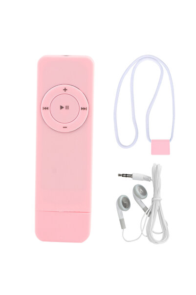 choice2 Pink MP3 Music Player Portable Music Media MP3 Player with Lanyard fo...