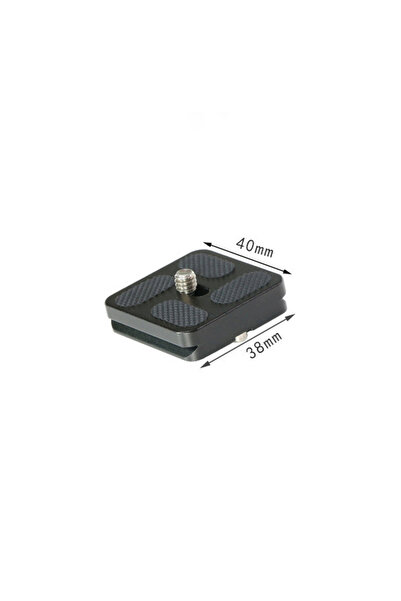 Choice 40X38MM Metal Quick Release Plate with 1/4''-20 Camera Screw Tripod Mo...