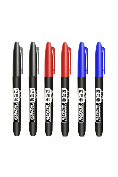 choice2 2 Black 2 Red 2 Blue 6-20PCs/Set PermanentMarker Pen Fine Point Water...