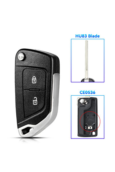 Choice11 2B CE0536 HU83 KEYYOU For Peugeot 107 207 307 407 306 308 408 508 Pa...