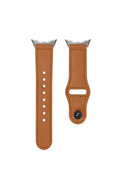 Choice Google 3- 41mm Brown leather strap For Google Pixel Watch1/2/3 45mm st...